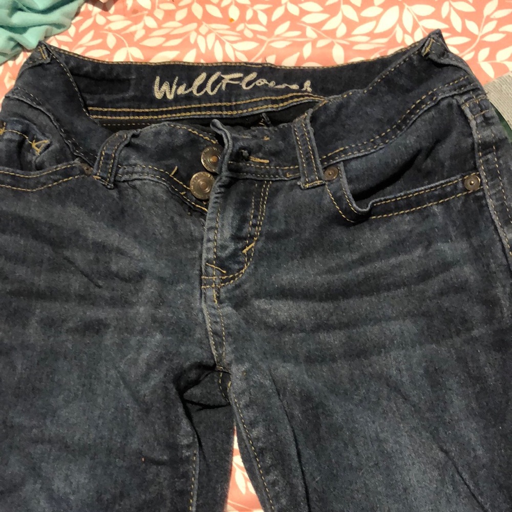 Wallflowers size 3 blue jeans